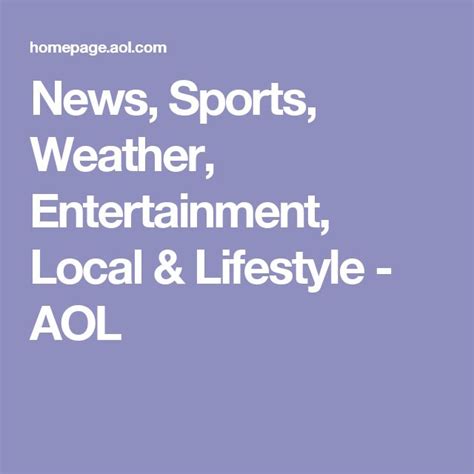 aol news weather and sports